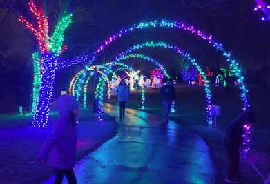 Winter Lights at Central Park in Oak Brook